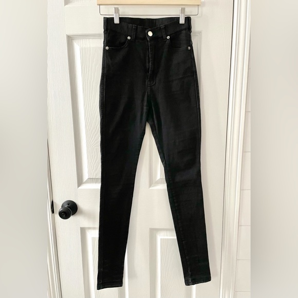 Dr. Denim Moxy Skinny Black Jeans [95% cotton] - Picture 4 of 10
